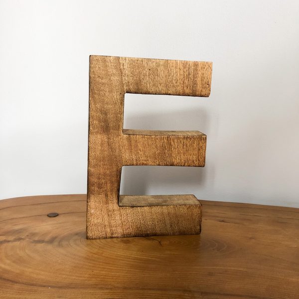 Wooden E