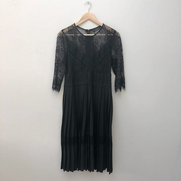 Zara Black Lace Dress