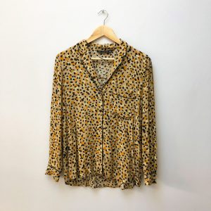 Zara Leopard Print Shirt