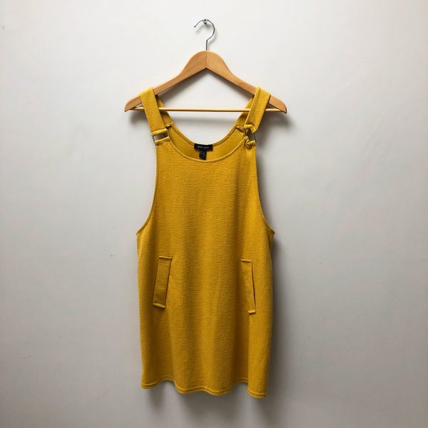 New Look Yellow Pinafore Dress