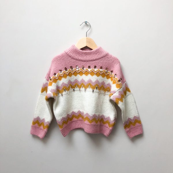 Embellished knit