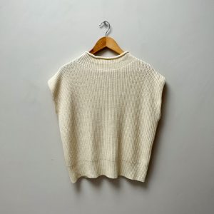 Zara Cream Sleeveless Knit
