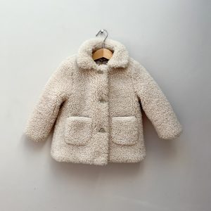 Zara Cream Teddy Coat