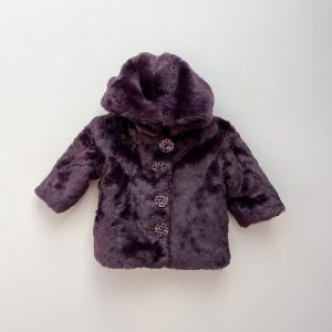 Purple Faux Fur Coat