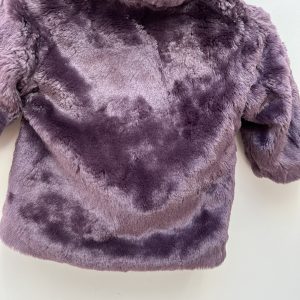 Purple Faux Fur Coat