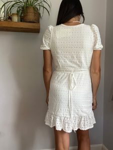 Mango White Lace Dress