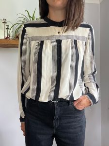 Jaeger Silk Monochrome Shirt