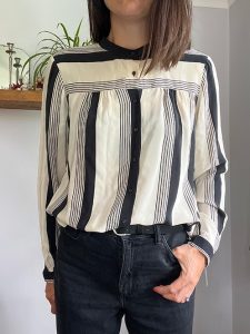 Jaeger Silk Monochrome Shirt