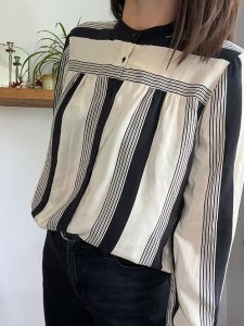 Jaeger Silk Monochrome Shirt