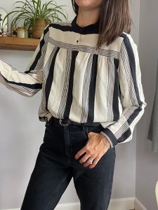 Jaeger Silk Monochrome Shirt