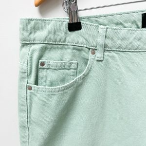 Mint Wide Leg Jeans