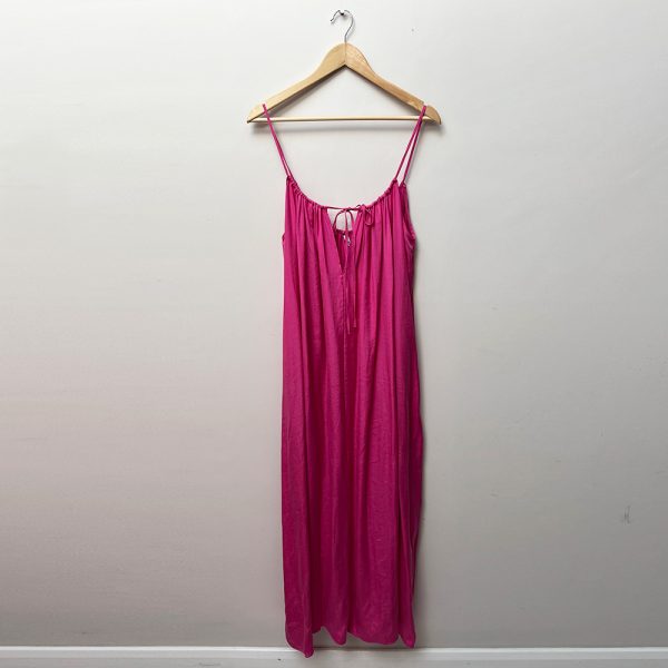 zara pink maxi