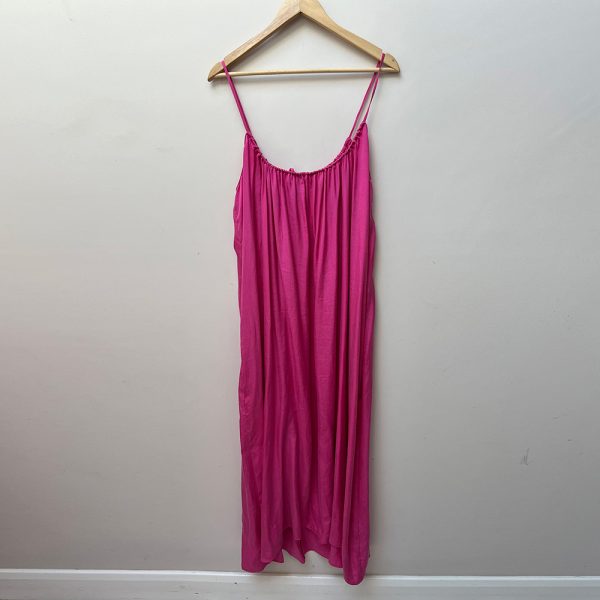 zara pink maxi