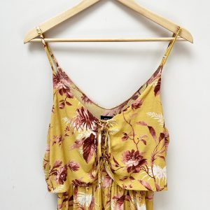 NL Yellow Floral Jumpsuit