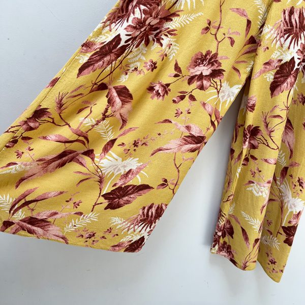 NL Yellow Floral Jumpsuit