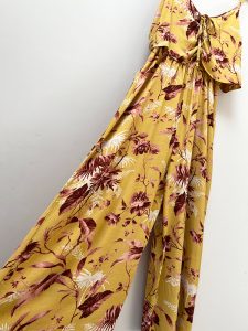 NL Yellow Floral Jumpsuit