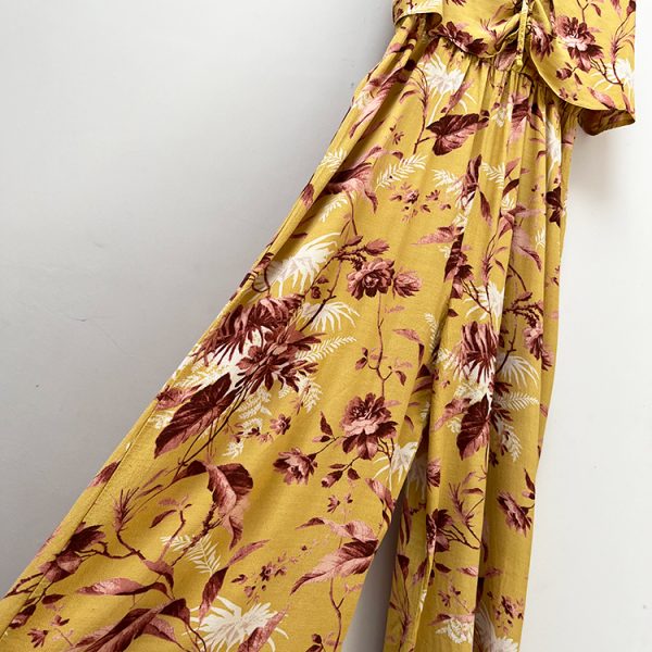 NL Yellow Floral Jumpsuit