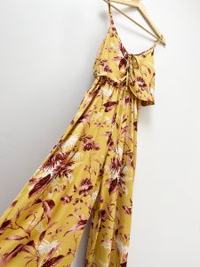 NL Yellow Floral Jumpsuit