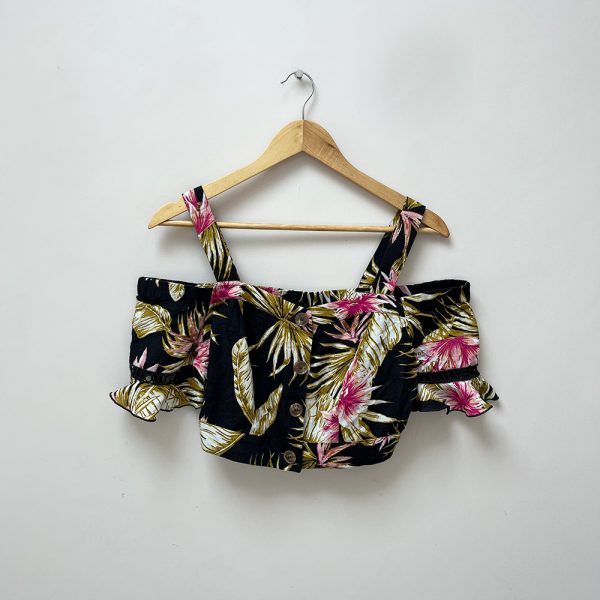 RI Floral Crop Top