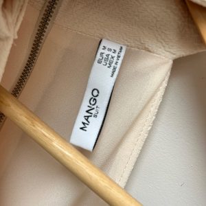 Mango Suit Cream Halterneck Dress