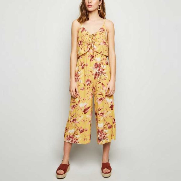 NL Yellow Floral Jumpsuit