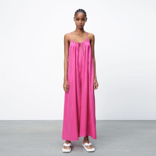 zara pink maxi