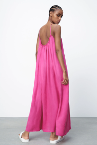 zara pink maxi