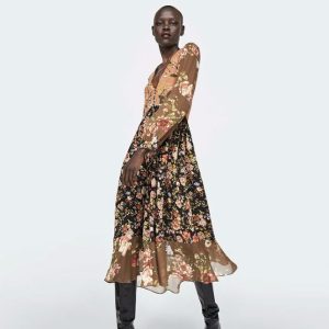 Zara floral dress