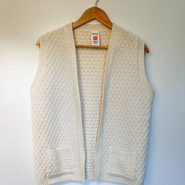 St Michael Cream Waistcoat