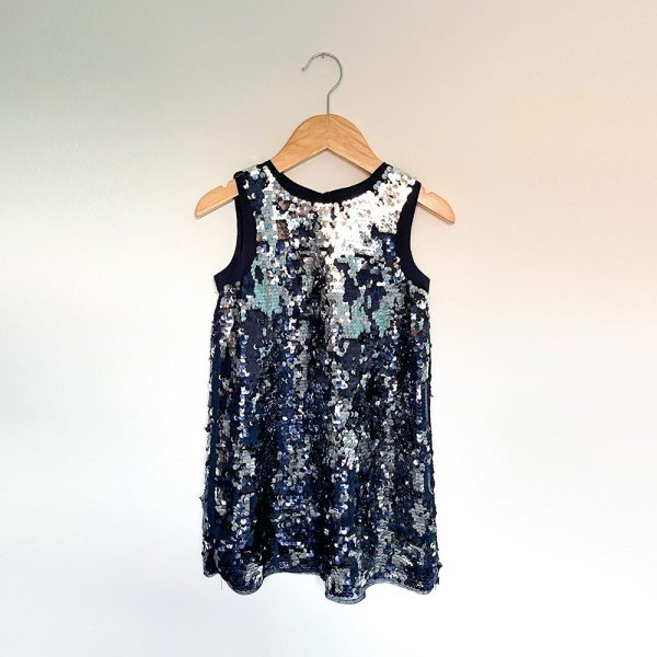 H&M Navy Sequin Dress