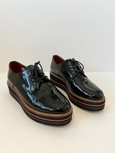 M&S Black Patent Leather Shoes