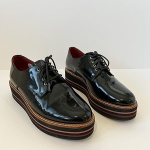 M&S Black Patent Leather Shoes