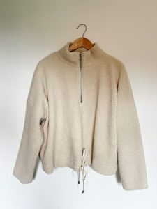 Mint Velvet Cream Borg Fleece