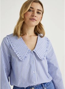 Papaya stripe blouse