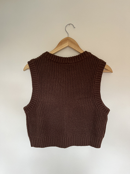 H&M Brown Knitted Tank