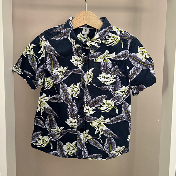 TU Navy Hawaiian Shirt