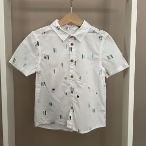 H&M White Surfer Shirt