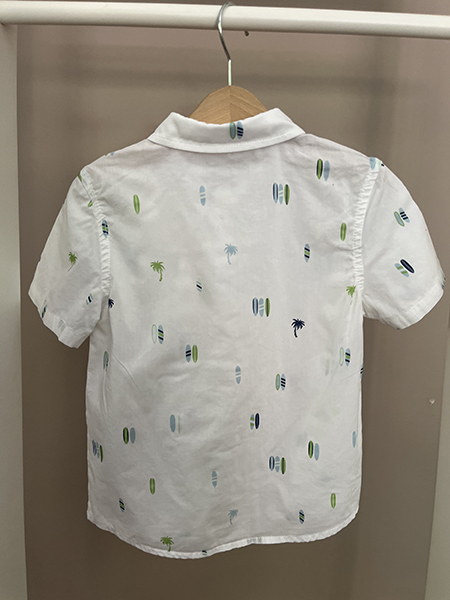 H&M White Surfer Shirt
