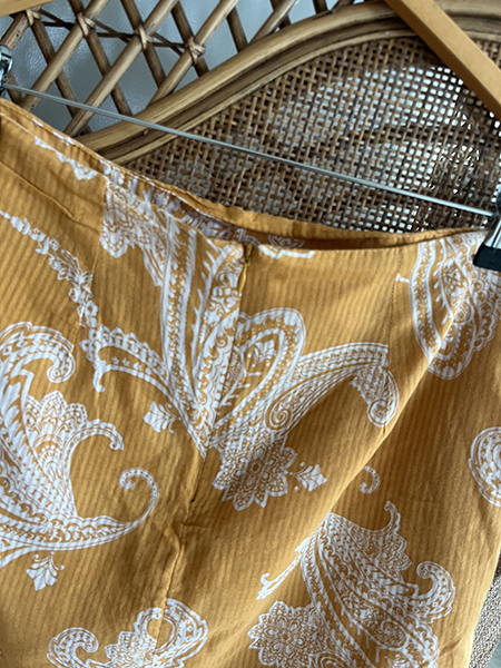 Primark orange paisley