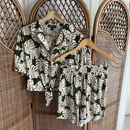Primark Green Leaf Co-ord