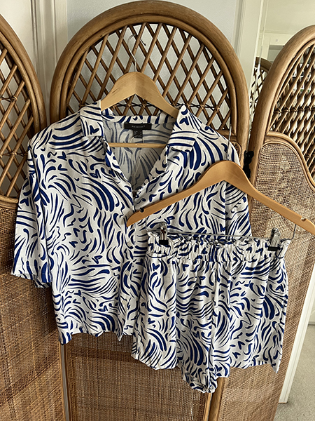 Primark Blue & White Co-ord