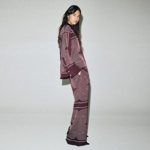 H&M burgundy co-ord